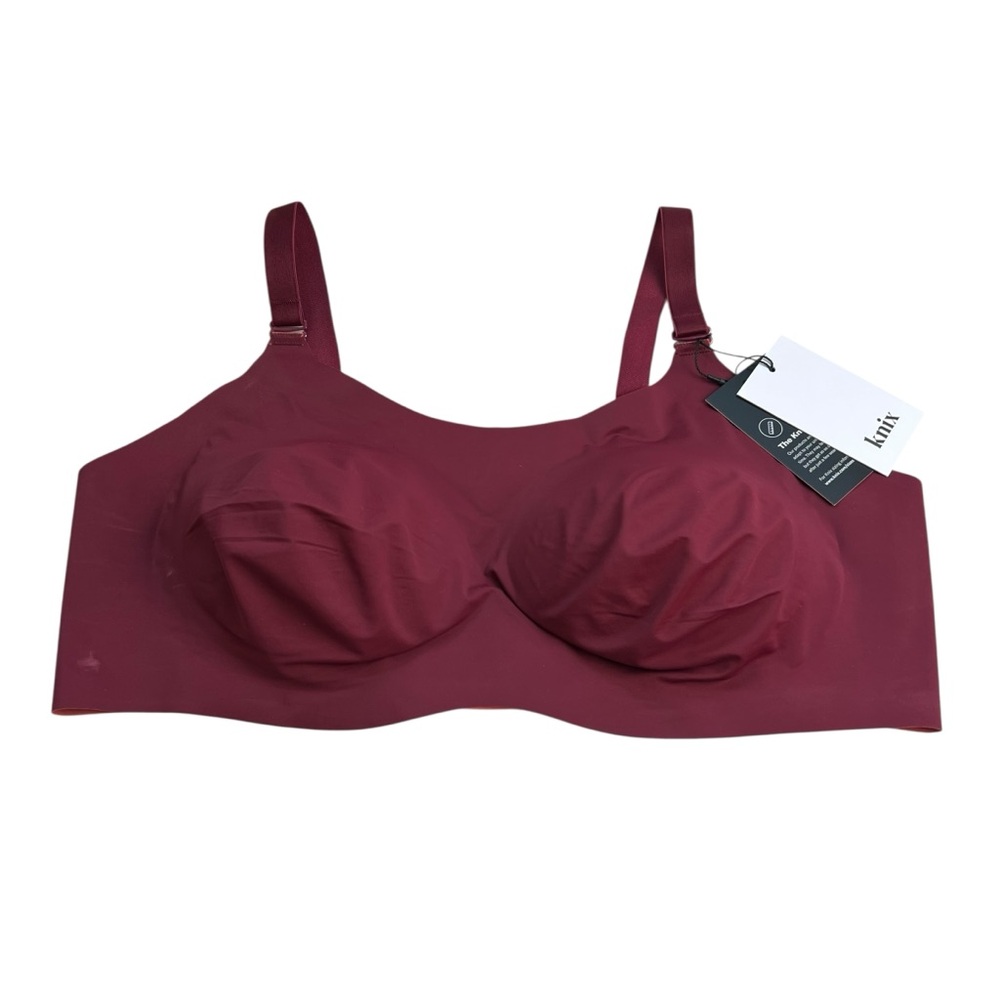 Knix NEW Evolution Padded Bra Cherry Red Size 8